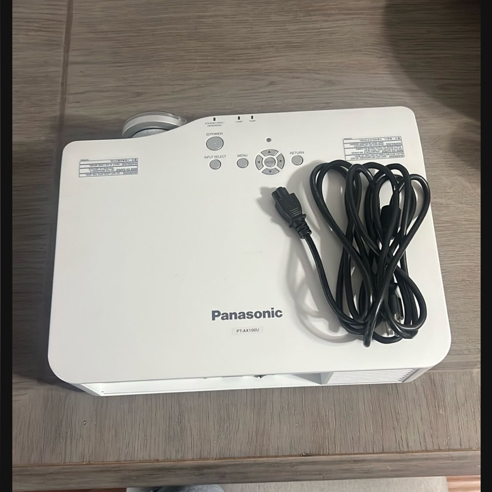 Panasonic White Projector